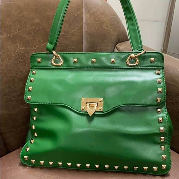 🌹SALE🌹Gorgeous Green Bag. Firm - Picture 1 of 11